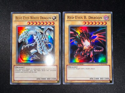 Blue Eyes White Dragon & Red Eyes B. Dragon VLP Ultra Rare 25th Anniversary LC01-image