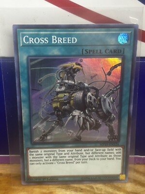 Yu-Gi-Oh! TCG Cross Breed 2019 Gold Sarcophagus Tin Mega Pack MP19-EN124 1st...-image