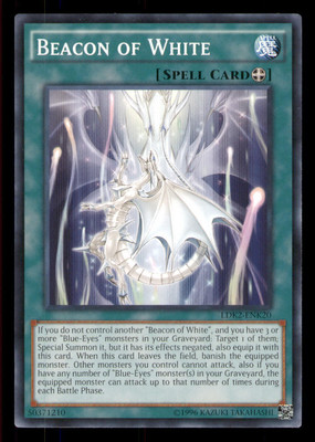 Yugioh Beacon of White #LDK2-ENK20 Legendary Decks II LP-image
