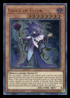 Sauge de Fleur Legendary Duelists: Synchro Storm #LED8-EN021 Ultra Rare LP-image