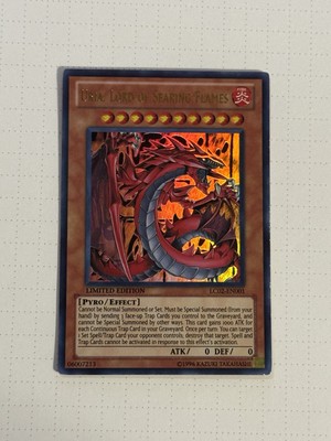 Yugioh! Uria, Lord of Searing Flames - LC02-EN001 - Ultra Rare - Limited Edit-image