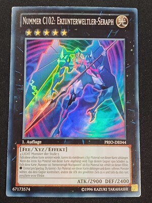 Number C102: Archfiend Seraph PRIO-EN044 Super Rare DE EX YUGIOH-image