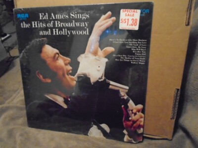 SEALED RARE OOP Ed Ames LP VINYL Sings Hits Broadway Annie Get Your Gun OLIVER!-image