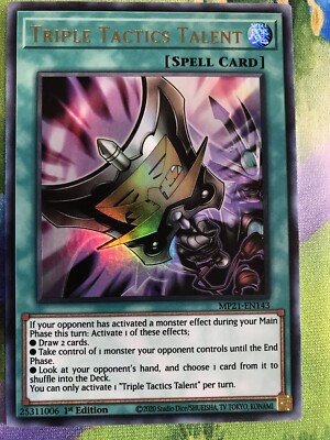 Triple Tactics Talent MP21-EN143 Yu-Gi-Oh! 2021 Mega Tin YuGiOh-image
