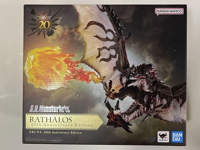 S.H.MonsterArts Rathalos 20th Anniversary Edition Figure Monster Hunter Bandai-image