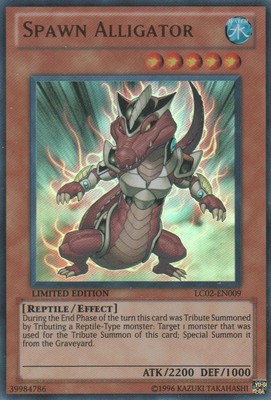 Spawn Alligator - LC02-EN009 - Ultra Rare - Limited Edition - Lightly Played-image
