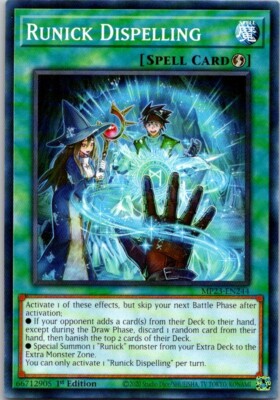 Yu-Gi-Oh Yugioh Runick Dispelling - MP23-EN244 Mega Tin 2023 Dueling Heroes-image