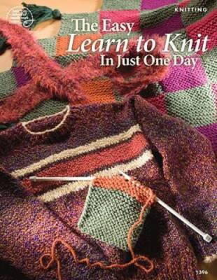 The Easy Learn to Knit in Just One Day - Paperback By Matela, Bobbie - VERY GOOD-image