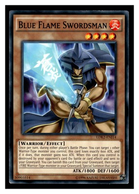 2016 Yu-Gi-Oh! #LDK2-ENJ14 Blue Flame Swordsman-image