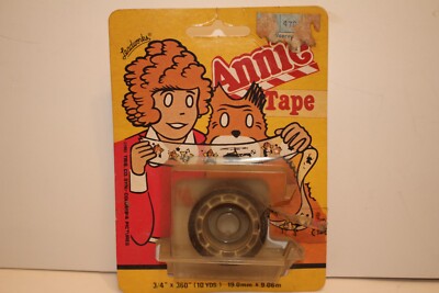 VINTAGE LITTLE ORPHAN ANNIE PICTURE TAPE BY LEADWORKS 1981 COLUMBIA PICTURES-image