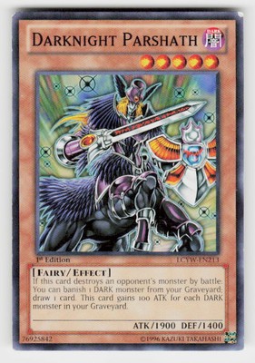 Legendary Collection 3: Yugi's World #LCYW-EN213 Darknight Parshath 1st Edition-image