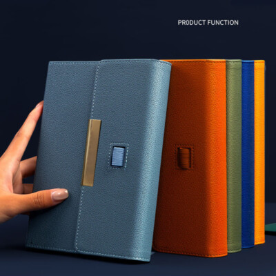 Thick PU Leather 360 Pages Journal A5 Notebook Lined Paper Writing Diary Planner-image