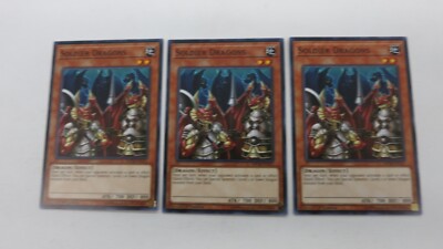 3x SOLDIER DRAGONS MONSTER  MP18-EN121   1ST EDITION COMMON YUGIOH  NM  UNPLAYED-image