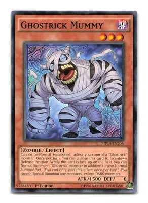 Ghostrick Mummy - MP14-EN206 1st Edition - YuGiOh-LP-image
