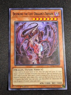 Yu-Gi-Oh! Destrudo the Lost Dragon''s Frisson MP18-EN127 1st Edition Rare NM-image