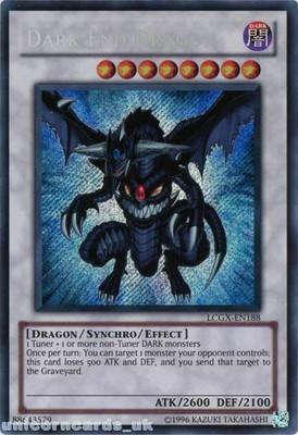 Near Mint x 1 Dark End Dragon - LCGX-EN188 - Secret Rare - Unlimited Edition LCG-image