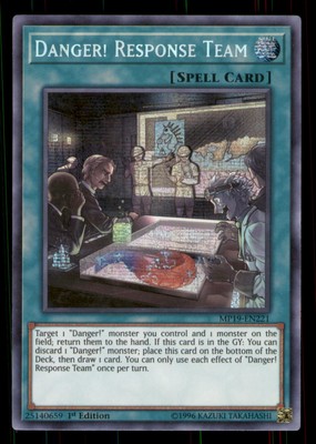Yugioh Danger! Response Team #MP19-EN221 2019 Gold Sarcophagus Tin Mega Pack LP-image