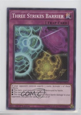 2018 Yu-Gi-Oh! Mega-Tins Mega Pack 1st Edition Three Strikes Barrier 00q0-image