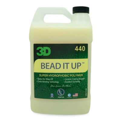 3D 440 Bead It Up 3.78L Super Hydrophobic SiO2 Polymer Ceramic Coating-image