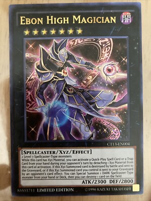 Yu-Gi-Oh! TCG Ebon High Magician 2016 Mega-Tins CT13-EN004 Limited Edition Ultra-image
