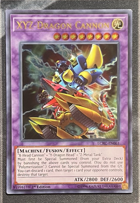 XYZ-Dragon Cannon LCKC-EN061 Legendary Collection Kaiba 1st Edition-image