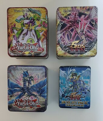 Collectible Yu-Gi-Oh Leviathan Dragon Destroyer Excalibur Zenmaister 4 tin EMPTY-image