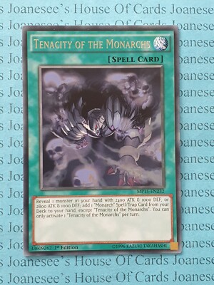 MP15-EN232 Tenacity of the Monarchs Rare Yu-Gi-Oh Card 1st Edition New-image