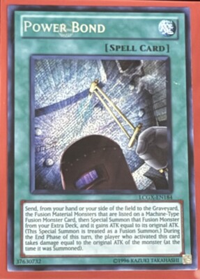 Yugioh! Card Power Bond LCGX-EN184 Secret Rare (M/NM)-image