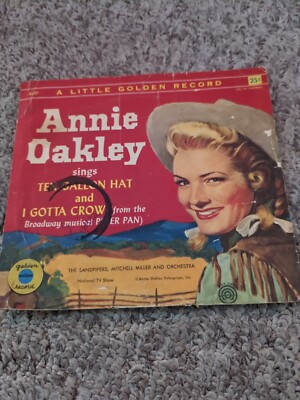 Annie Oakley Sings Ten Gallon Hat/I Gotta Crow Paper Sleeve ONLY-image