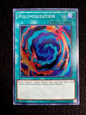 🔥YUGIOH • POLYMERIZATION • SECRET RARE • LCKC-EN026 • UNLIMITED • NEAR MINT🔥-image
