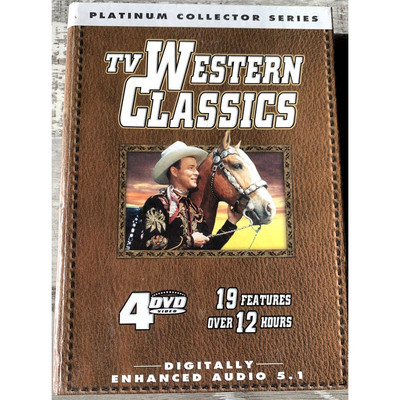 TV Western Classics 4 DVD Boxed Set Roy Rogers Annie Oakley & More -image