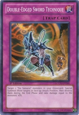 Double-Edged Sword Technique - LCGX-EN264 - Common - 1st Edition - Moderately Pl-image
