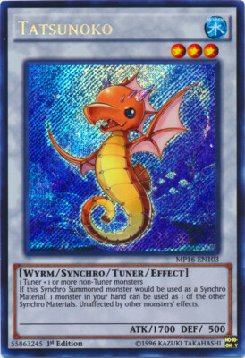 Tatsunoko - MP16-EN103 - Secret Rare - 1st Edition LP YuGiOh!  2016 Mega-Tin Meg-image