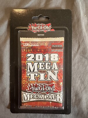 Yu-Gi-Oh! Mega Tin 2018 Mega Pack Blister Pack 1st Edition English - New Sealed-image