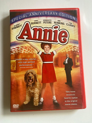 Annie (DVD, 1982) Carol Burnett, Bernadette Peters, Tim Curry, Ann Reinking-image
