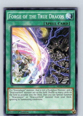 Yu-Gi-Oh TCG Forge Of The True Dracos MP17-EN032 1st Edition Common Card NM-image