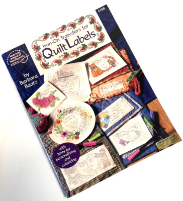 Iron-On Transfers for Quilt Labels Paperback Rita Weiss 1999 - 50 Labels 8.5x11-image