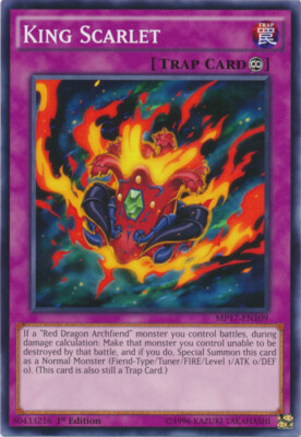 King Scarlet - MP17-EN109 - Common - 1st Edition x3 - Near Mint-image