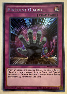 YuGiOh! Pinpoint Guard MP14-EN044 Secret Rare 1st Edition-image