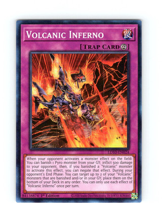 Yu-Gi-Oh TCG Volcanic Inferno LD10-EN024 1st Edition Super Rare Card NM-image