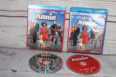 Annie (Blu-Ray, DVD, Digital) w/ Slipcover-NO VALID DIGITAL-image