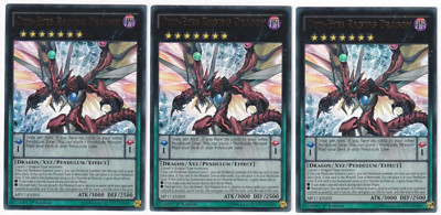 3x Odd-Eyes Raging Dragon - (MP17-EN205 - 1st Ed - Ultra Rare) - NM - Yugioh-image