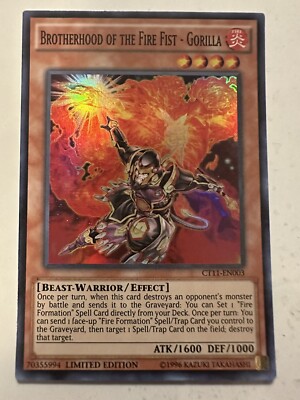 Yugioh! Brotherhood of the Fire Fist - Gorilla - CT11-EN003 - Super Rare - Limit-image