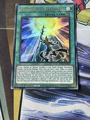 ( PIERCING THE DARKNESS ) - Ultra Rare - MP21-EN257 - 1st NM - Yu-Gi-Oh Mega Tin-image