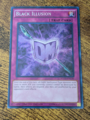 Yugioh Black Illusion YGLD-ENC00 Secret Rare NM Limited Edition-image