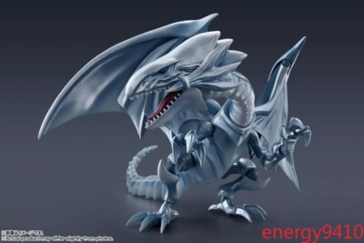 S.H.MonsterArts Yu-Gi-Oh Duel Monsters Blue-Eyes White Dragon Figure BANDAI 1PC-image