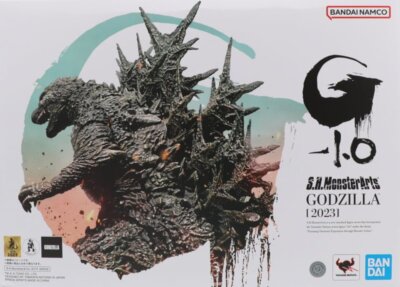 Bandai S.H.MonsterArts SHM Tamashii Godzilla -1.0 (2023) Monster Action Figure-image