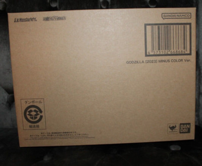 Bandai S.H.MonsterArts Godzilla (2023) [Minus Color Ver.] NEW SEALED-image