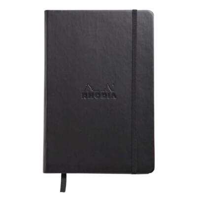 New_Rhodia Webnotebook - A5 (5.5 x 8.25 inches), Lined, Black_Black_SZ_5 1/2 x 8-image