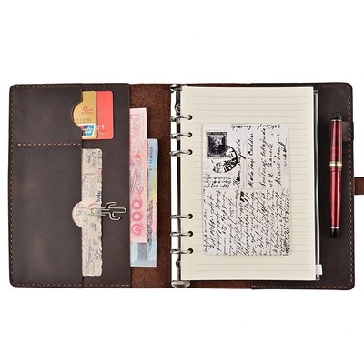 ROTERDON System Notebook, Genuine Leather, Notebook A5 Size, Standard ...  Japan-image